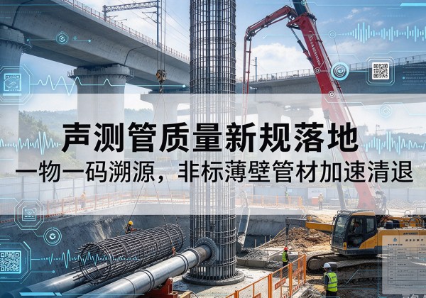浑源声测管质量新规落地，一物一码溯源，非标薄壁管材加速清退